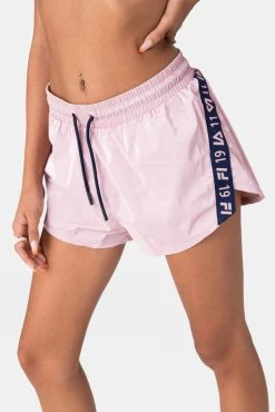 Adika FILA // Glossy Nylon Track Shorts