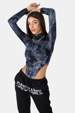 Adika Leo High-Cut Tie-Dye Bodysuit