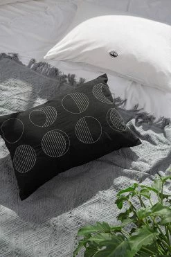 Adika Cycle Embroidered Rectangle Pillow Cover Home