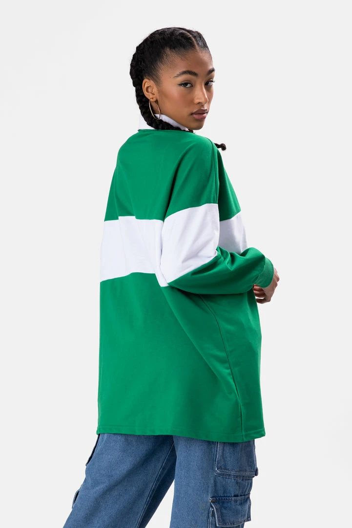 Best Pirce 🎁 Adika Clothing Stenson Polo Collar Oversized Sweatshirt 👏 4 Adika Clothing Stenson Polo Collar Oversized Sweatshirt