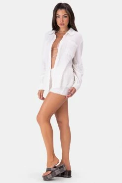 Cheap 🤩 Adika Clothing Sorentto Crinkle Button-Down 👕 Shirt 🔥 7 Adika Clothing Sorentto Crinkle Button-Down Shirt