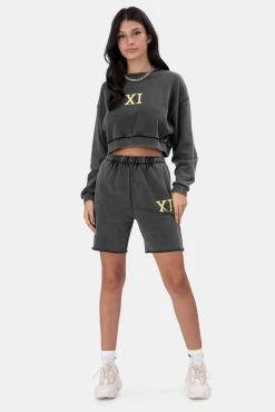 Adika XI Washed Cropped Sweatshirt OUTLET