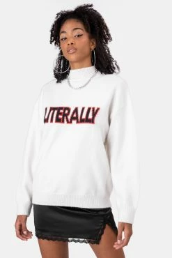 Adika LITERALLY High Collar Sweater OUTLET