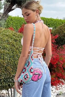 Promo ⌛ Adika Bubblegum Halter Crop Top Best Sellers 😍 10 Adika Bubblegum Halter Crop Top Best Sellers