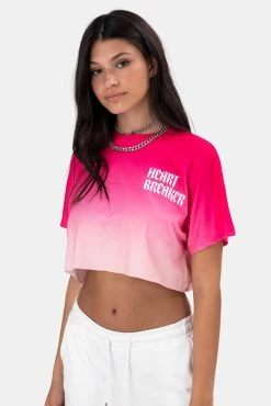 Adika OUTLET HEART Cropped Tee