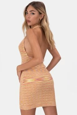 Cheap 🌟 Adika Lima Rib Knit Halter 👗 Dress OUTLET ✨ 8 Adika Lima Rib Knit Halter Dress OUTLET