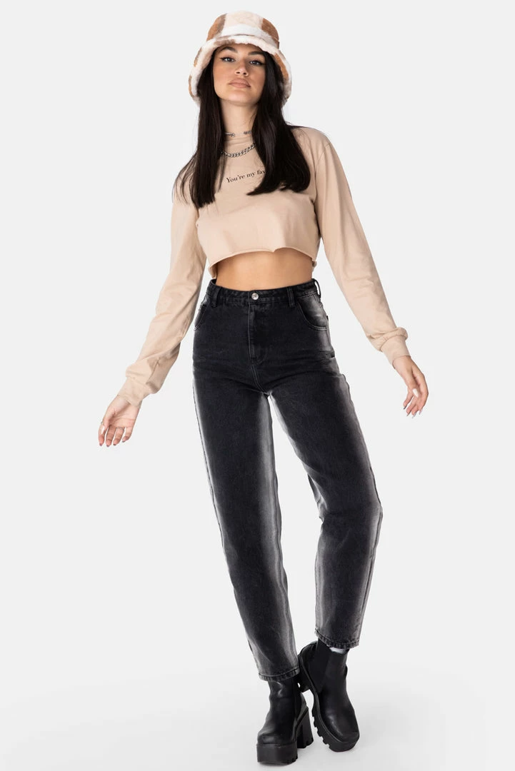 Deals 😀 Adika YOU’RE MY FAV Crop Tee OUTLET 😍 2 Adika YOU’RE MY FAV Crop Tee OUTLET