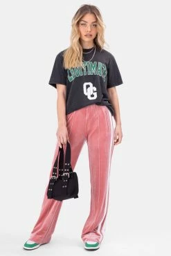 Adika Zaggery Flared Velvet Sweatpants