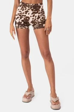 Adika Cowbell Ribbed Shorts OUTLET