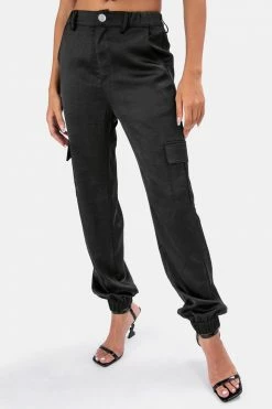 Adika Peso Satin Finish Cargo Pants OUTLET