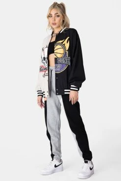 Adika DUNK Color-Block Varsity Jacket