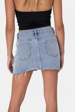 Adika Costa Denim Mini Skirt Clothing