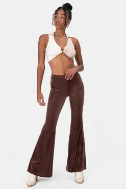 Adika Hazelwood Color-Block Crop Top