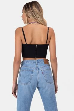 Adika Cookiez Front-Tie Corset Top