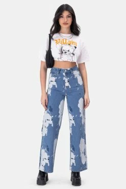 Adika Pollock Paint-Splatter Jeans | WIDE