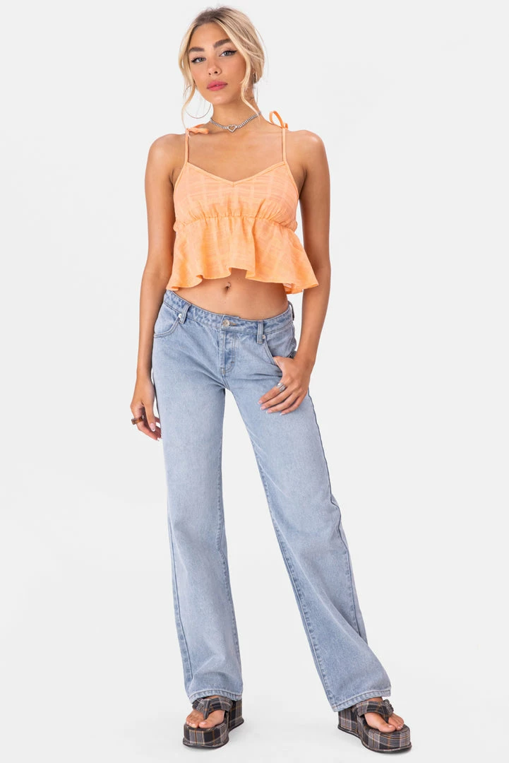 Hot Sale 😉 Adika Douglas Peplum Crop Top 🛒 2 Adika Douglas Peplum Crop Top