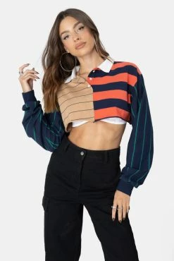 Adika OUTLET MIx Cropped Polo Shirt