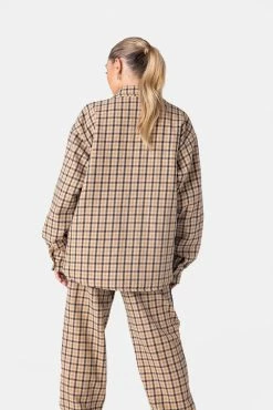 Adika Clothing Roberts Flannel Plaid Shacket
