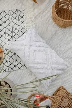 Adika Home Coast Tufted Rectangle Pillow Cover