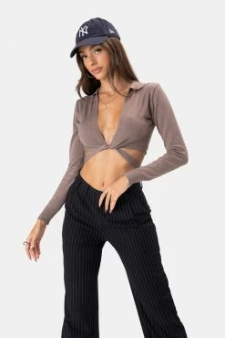Adika Marin Knitted Wrap Top OUTLET