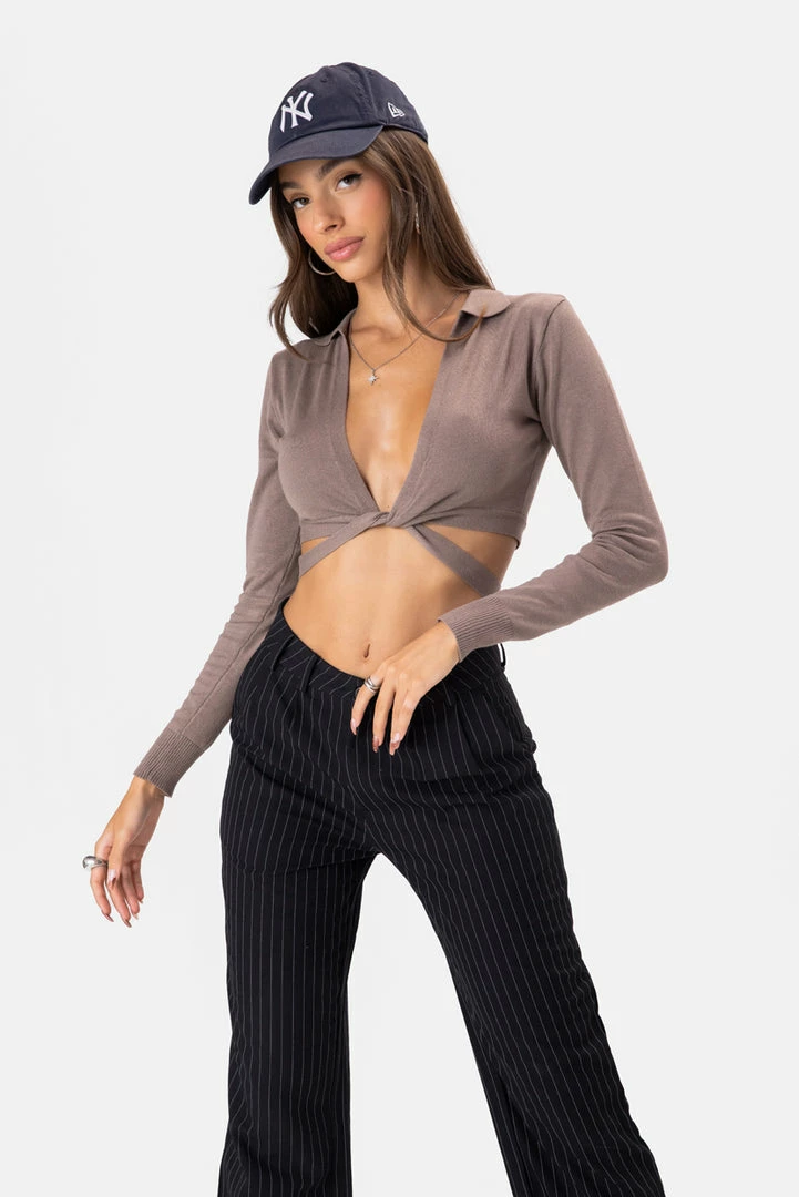 Best reviews of 😍 Adika Marin Knitted Wrap Top OUTLET 😍 1 Adika Marin Knitted Wrap Top OUTLET
