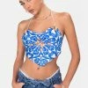 Adika Clothing Dynasty Handkerchief Halter Top