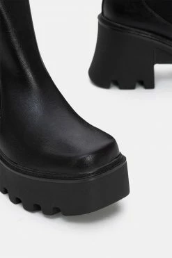 Adika Dig Platform Chelsea Booties Shoes