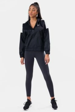 Adika Tops REEBOK // MYT Half-Zip Hooded Track Top