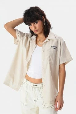 Adika 1987 Oversized Button-Up Shirt Clothing