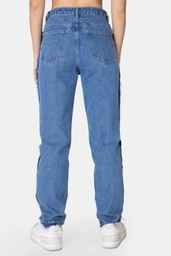Adika OUTLET Rixie Reverse Frayed Seam Jeans | MOM