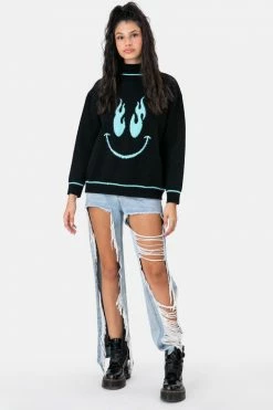 Adika Trick Woven-In Knit Sweater