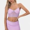 Adika Love-It Mesh Crop Top