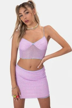 Adika Love-It Mesh Crop Top