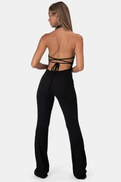 Adika Jarvis Halter Flared Jumpsuit