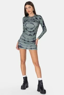 Adika Lennon Tie-Dye Mini Dress OUTLET