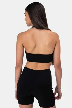 Adika OUTLET Aqua Cut-Out Halter Romper