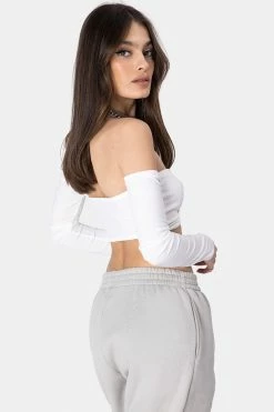 Adika Davy Ruched Off-Shoulder Top OUTLET