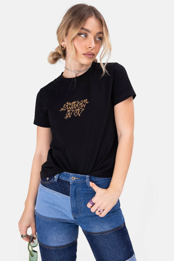 Best deal ⌛ Adika OUTLET SWITCH Embroidery Tee 🌟 1 Adika OUTLET SWITCH Embroidery Tee