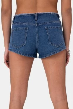 Adika Major Low-Rise Denim Shorts Clothing