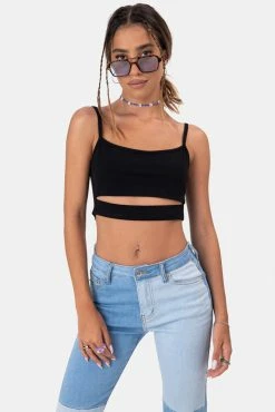 Adika Delight Cut-Out Crop Top