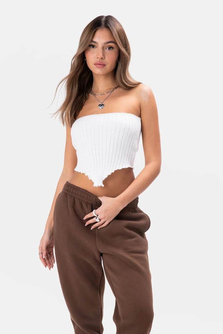 Deals 💯 Adika Munchies Rib Knit Strapless Top OUTLET 🔔 1 Adika Munchies Rib Knit Strapless Top OUTLET