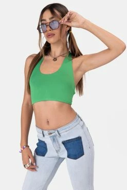 Adika Bubblegum Halter Crop Top