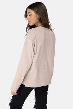 Adika OUTLET HATERS Embroidery Oversize Tee