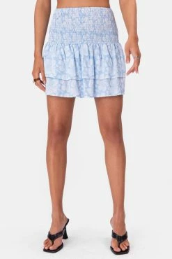 Adika Hudson Ruffle Mini Skirt