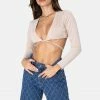 Adika OUTLET Drape Wrap Crop Top