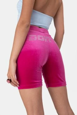 Adika DON'T Velvet Biker Shorts OUTLET