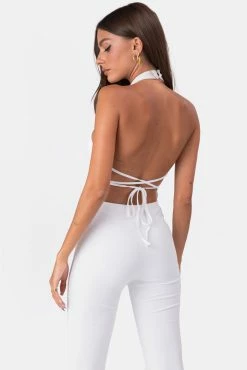 Adika OUTLET Torina Halter Flared Jumpsuit