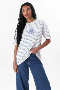 Adika Tops NEW ERA // Oversized Striped Tee