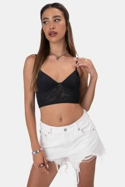 Adika Samba Mesh Crop Top