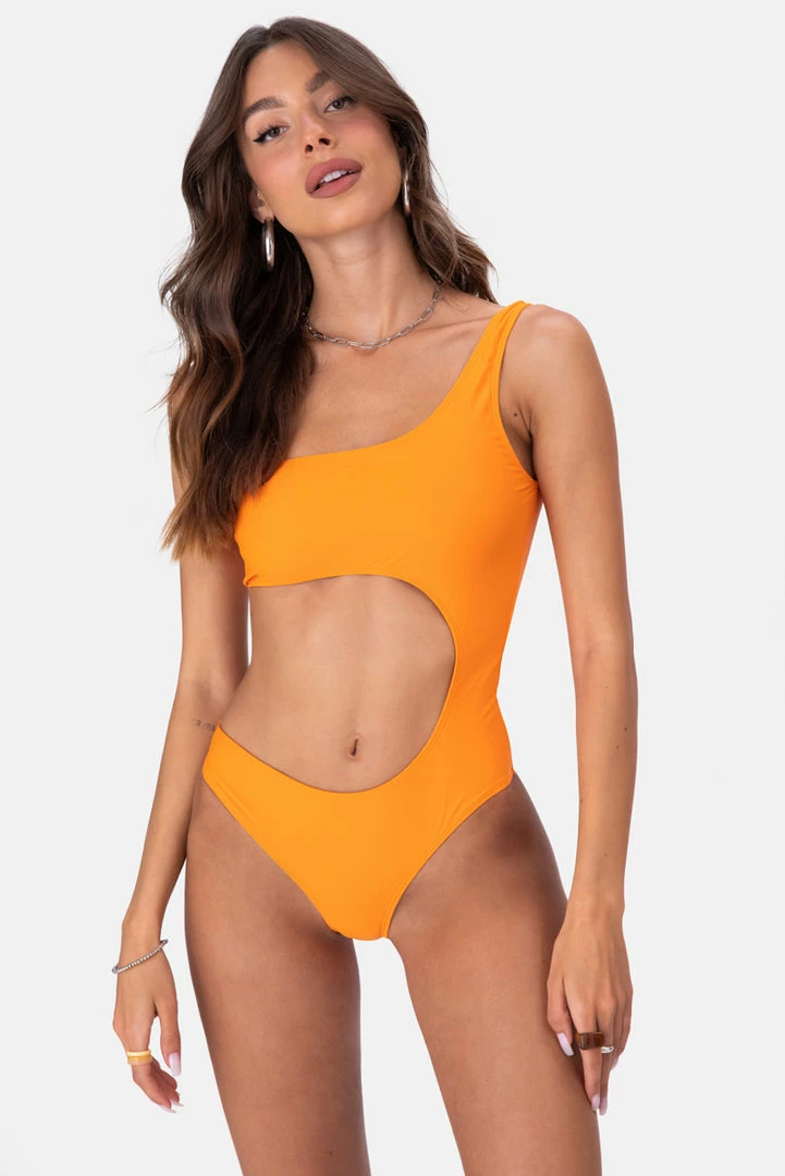Wholesale 🔔 Adika One Shoulder Cutout 🩱 Swimsuit 🎉 2 Adika One Shoulder Cutout Swimsuit